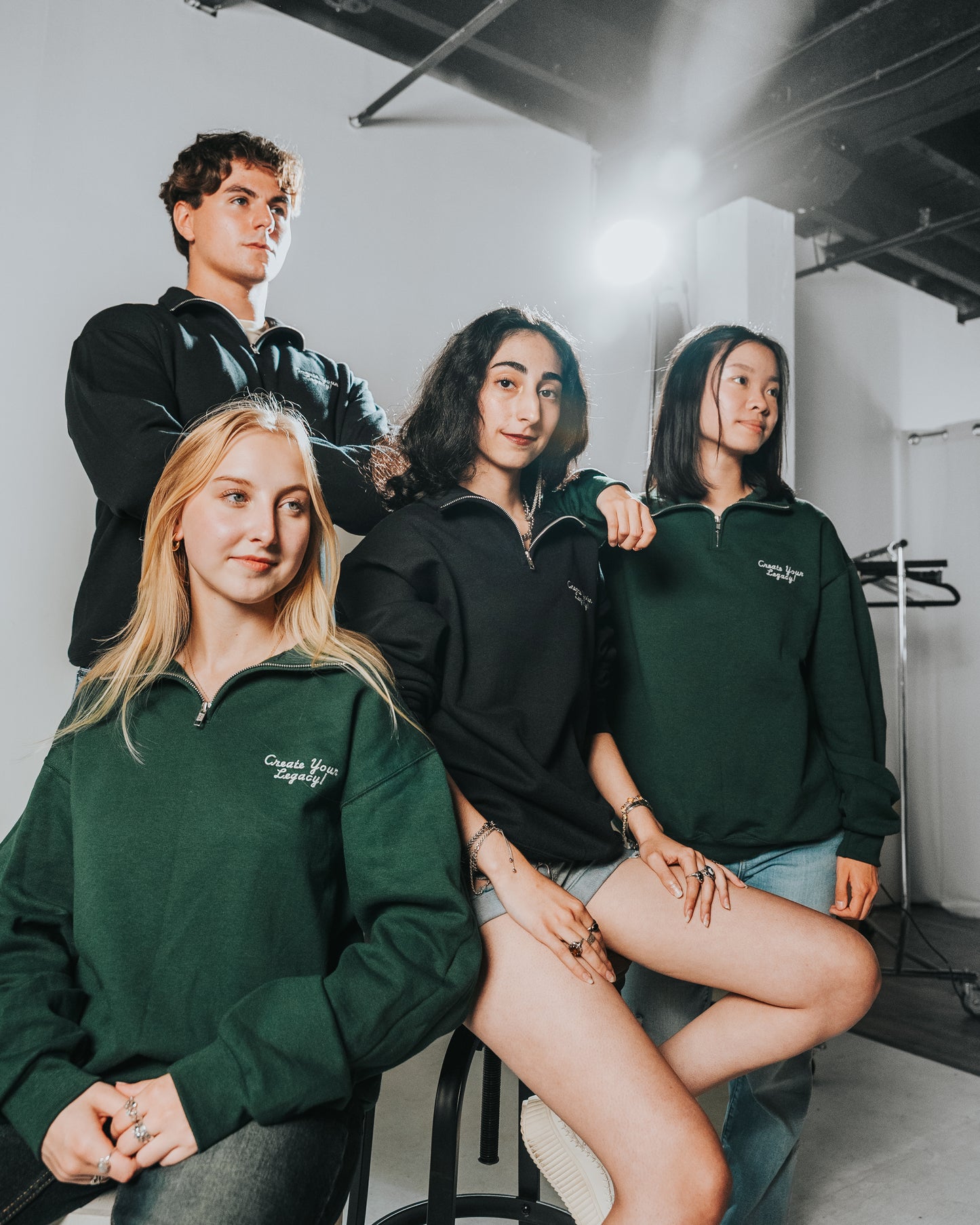 Handwritten Quarter Zip