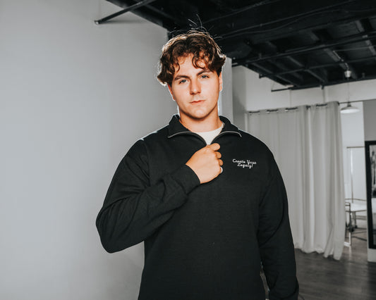 Handwritten Quarter Zip