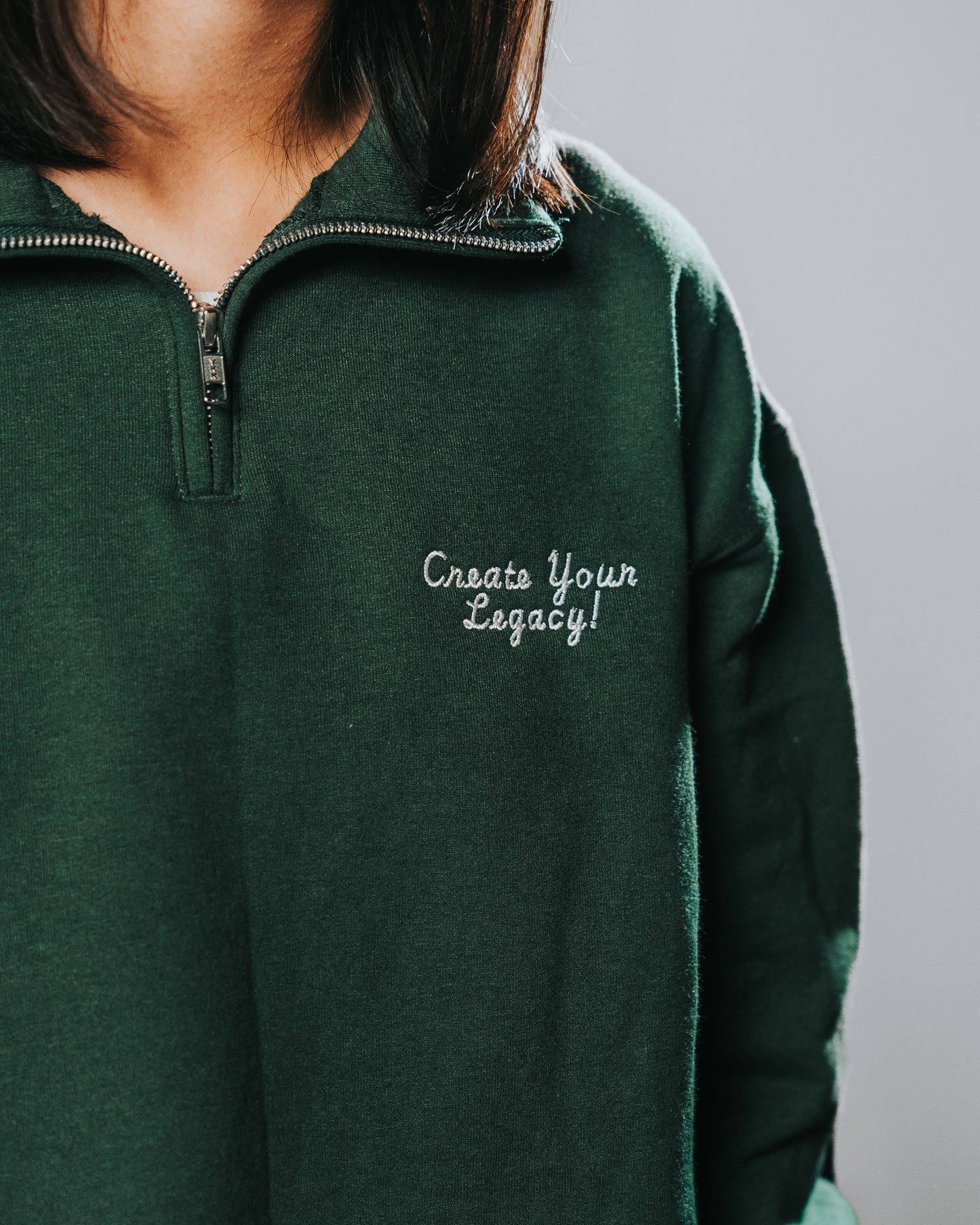 Handwritten Quarter Zip