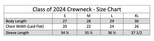 Class of 2024 Crewneck